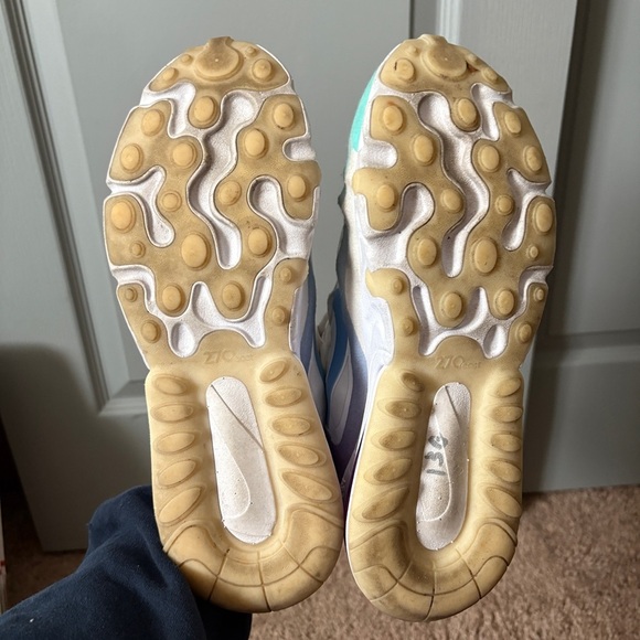 Nike Women's Air Max 270 React Gradient Shift Aurora Purple Size 7.5 - Picture 10 of 13